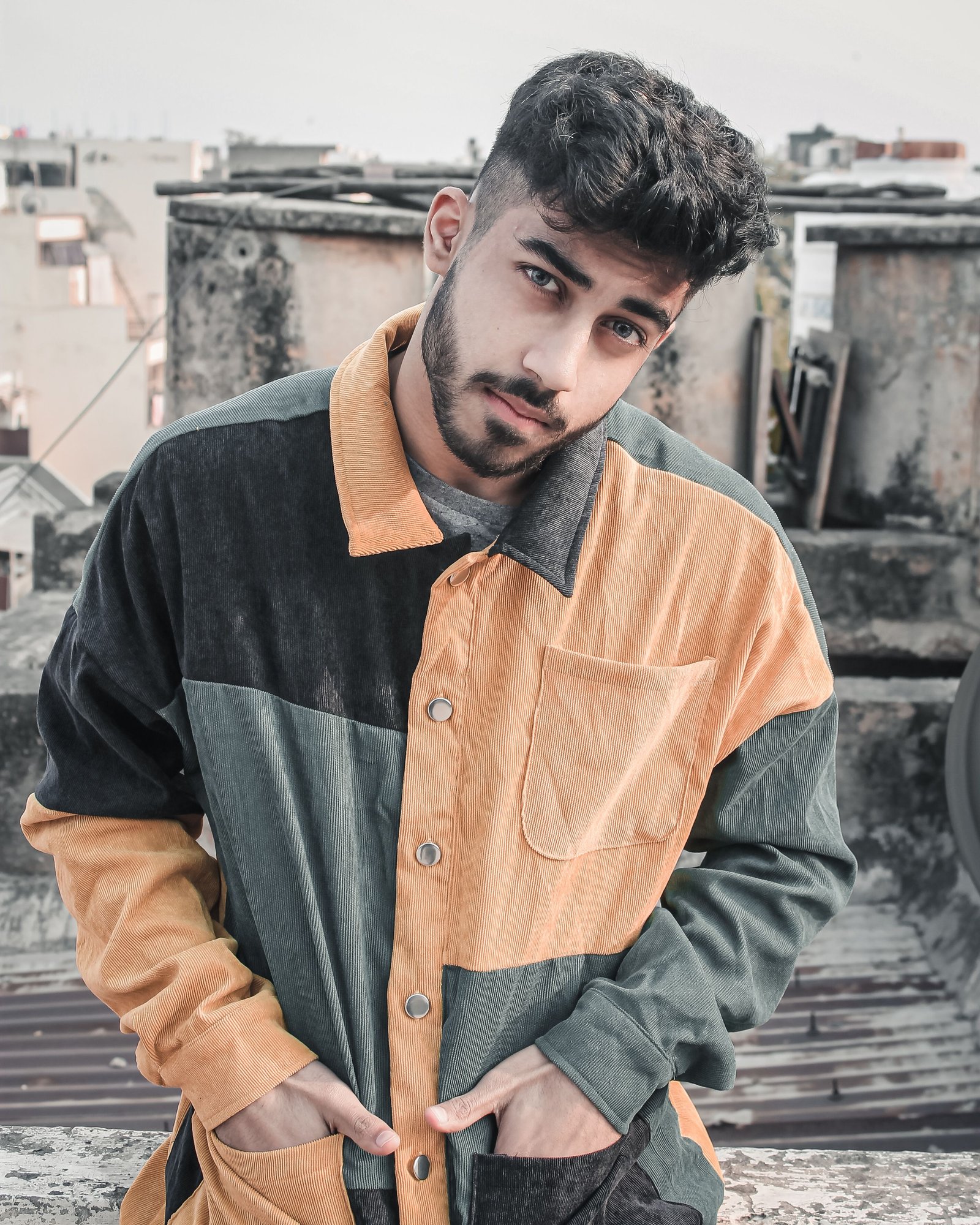 Colorblock Casual Jacket